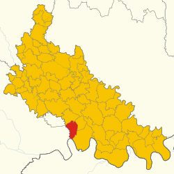 Map of Orio Litta (Province of Lodi, region Lombardy, Italy 2024)